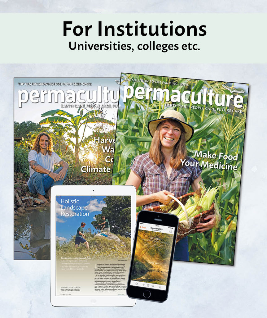 Permaculture magazine subscription – Institutional