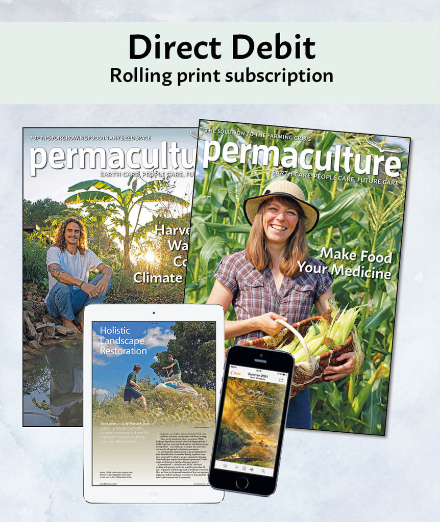 Direct Debit / Reoccurring subscription to Permaculture magazine