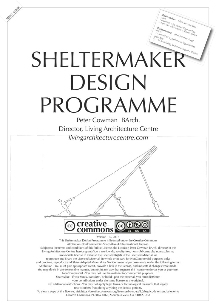 Sheltermaker Design Programme Permaculture Market